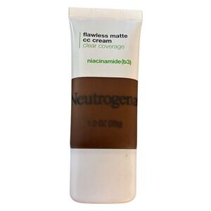 Neutrogena Matte‎ CC Cream Clear Coverage Niacinamide 1oz Shade Truffle 9.5